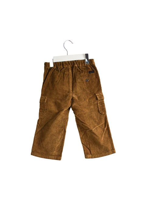 A Brown Casual Pants from Jacadi in size 12-18M for boy. (Back View)