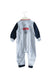 A Navy Long Sleeve Jumpsuits from Nicholas & Bears in size 6-12M for boy. (Back View)