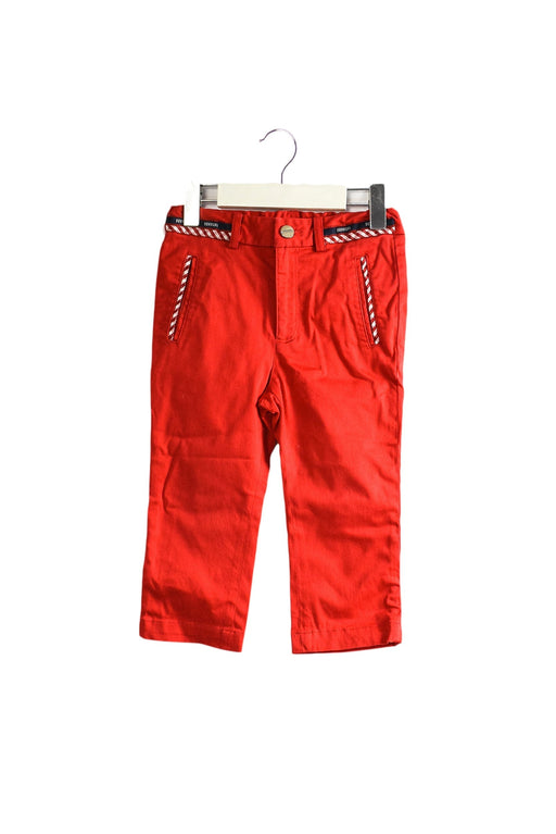 A Red Casual Pants from Ferrari in size 2T for girl. (Front View)