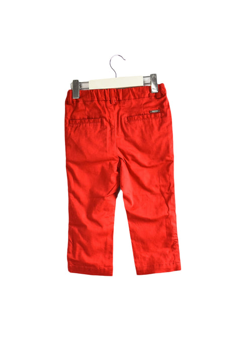 A Red Casual Pants from Ferrari in size 2T for girl. (Back View)