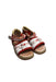 A Red Sandals from Dolce & Gabbana in size 3T for girl. (Front View)