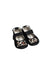 A Black Flats from Old Soles in size 3-6M for girl. (Front View)