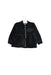 A Black Zippered Sweatshirts from DKNY in size 6-12M for girl. (Front View)