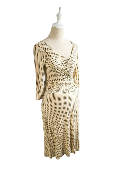 A Beige Long Sleeve Dresses from Mothers en Vogue in size XS for maternity. (Front View)