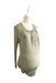 A Green Long Sleeve Tops from Mothers en Vogue in size XS for maternity. (Front View)