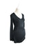 A Black Long Sleeve Tops from Mothers en Vogue in size XS for maternity. (Front View)