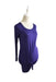 A Purple Long Sleeve Tops from Mothers en Vogue in size XS for maternity. (Front View)