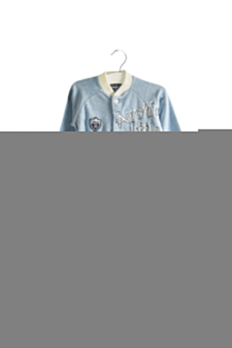 A Blue Long Sleeve Jumpsuits from Chicco in size 0-3M for boy. (Front View)