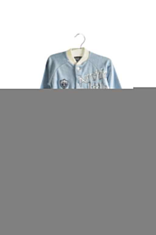 A Blue Long Sleeve Jumpsuits from Chicco in size 0-3M for boy. (Front View)