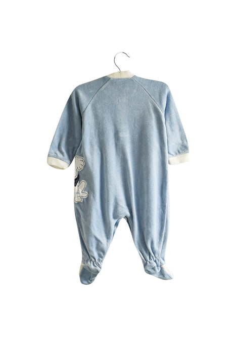 A Blue Long Sleeve Jumpsuits from Chicco in size 0-3M for boy. (Back View)