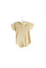 A Beige Short Sleeve Bodysuits from Natures Purest in size 3-6M for boy. (Back View)