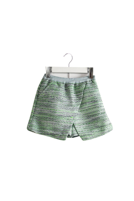 A Green Skorts from Gingersnaps in size 4T for girl. (Front View)