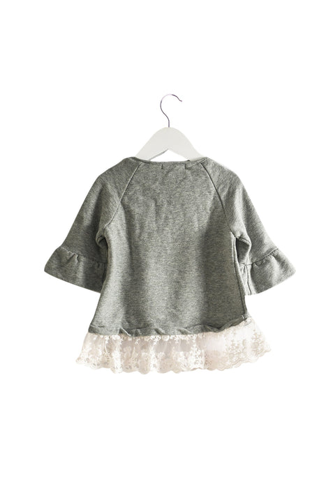 A Grey Short Sleeve Tops from Nicholas & Bears in size 12-18M for girl. (Back View)