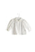 A White Long Sleeve Tops from Jacadi in size 3-6M for girl. (Front View)