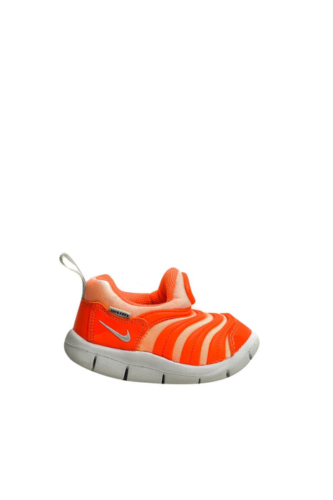 A Orange Sneakers from Nike in size 18-24M for neutral. (Back View)