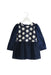 A Navy Long Sleeve Dresses from Catimini in size 2T for girl. (Front View)