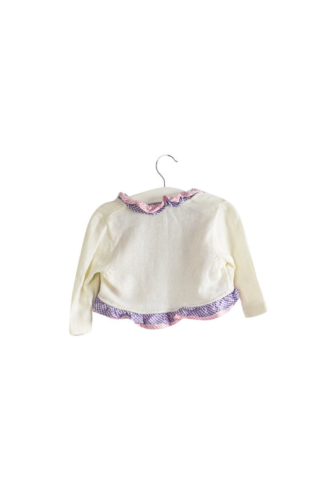 A Purple Cardigans from Nicholas & Bears in size 6-12M for girl. (Back View)