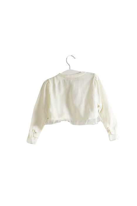 A White Cardigans from Nicholas & Bears in size 3T for girl. (Back View)