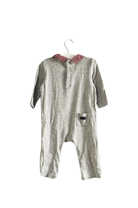 A Grey Long Sleeve Jumpsuits from Janie & Jack in size 6-12M for boy. (Back View)