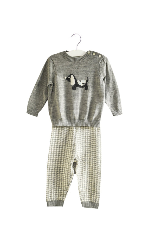 A Grey Pants Sets from Nicholas & Bears in size 3-6M for boy. (Front View)