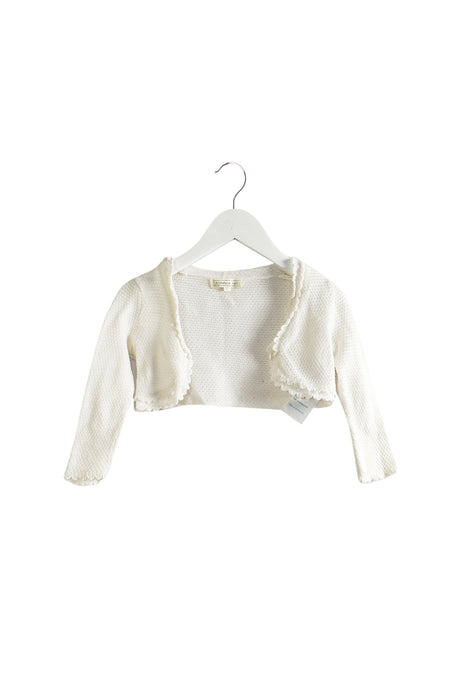 A White Cardigans from Nicholas & Bears in size 6-12M for girl. (Front View)
