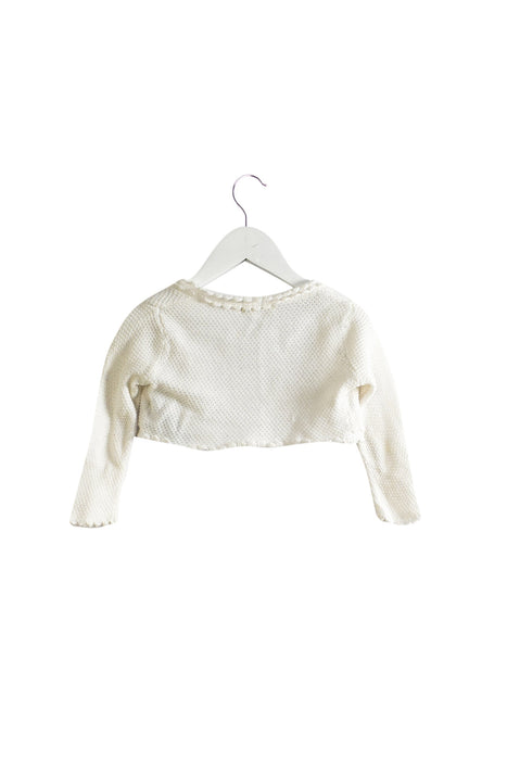 A White Cardigans from Nicholas & Bears in size 6-12M for girl. (Back View)