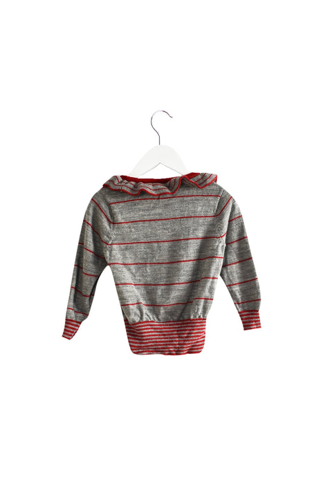 A Grey Knit Sweaters from Nicholas & Bears in size 2T for girl. (Back View)