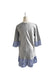 A Grey Long Sleeve Dresses from Dear in size M for maternity. (Back View)