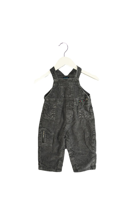 A Grey Long Overalls from Grain de Blé in size 6-12M for neutral. (Front View)