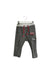 A Grey Sweatpants from 3Pommes in size 6-12M for boy. (Front View)