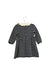 A Navy Sweater Dresses from Petit Bateau in size 6-12M for girl. (Back View)