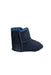 A Navy Boots & Booties from Australian Leather in size 18-24M for neutral. (Back View)