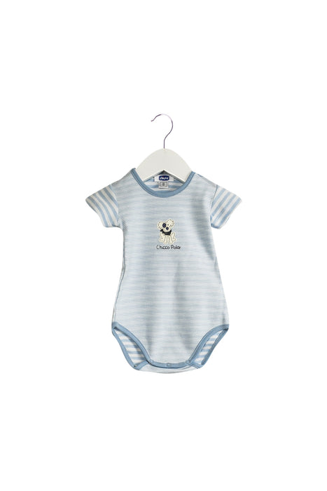 A Blue Jumpsuits from Chicco in size 0-3M for boy. (Front View)