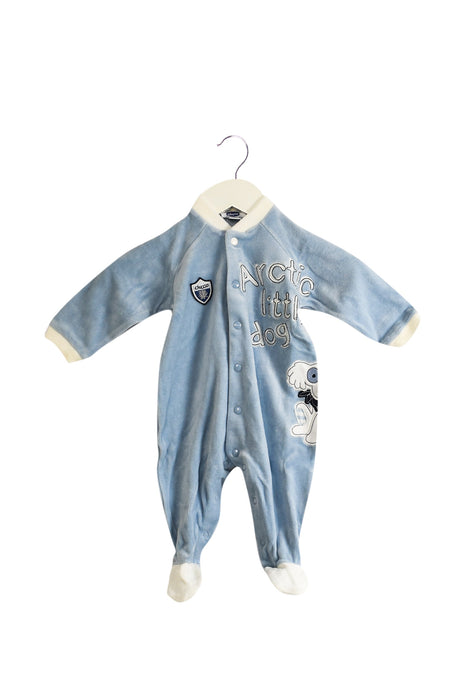 A Blue Jumpsuits from Chicco in size 0-3M for boy. (Back View)
