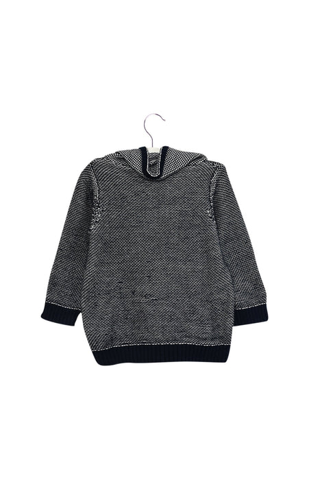 A Navy Knit Sweaters from Seed in size 6-12M for boy. (Back View)