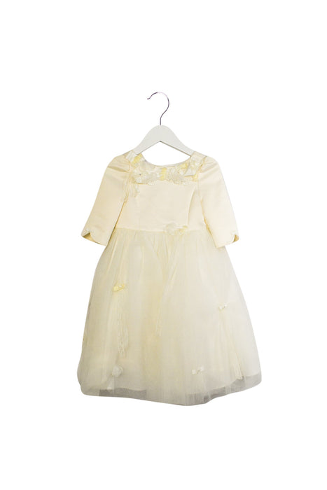 A White Long Sleeve Dresses from Nicholas & Bears in size 12-18M for girl. (Front View)