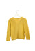 A Yellow Long Sleeve Tops from Bonpoint in size 6T for boy. (Back View)
