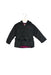A Black Puffer/Quilted Jackets from La Compagnie des Petits in size 18-24M for girl. (Front View)