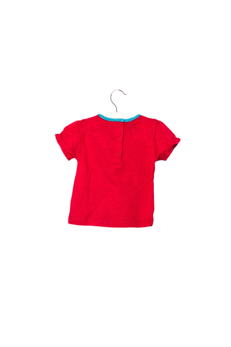 A Pink Short Sleeve Tops from La Compagnie des Petits in size 3-6M for girl. (Back View)