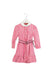 A Pink Long Sleeve Dresses from Ferrari in size 2T for girl. (Front View)