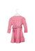 A Pink Long Sleeve Dresses from Ferrari in size 2T for girl. (Back View)