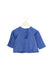 A Blue Long Sleeve Tops from Jacadi in size 6-12M for girl. (Front View)