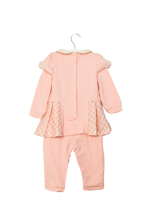 A Pink Long Sleeve Jumpsuits from Nicholas & Bears in size 12-18M for girl. (Back View)