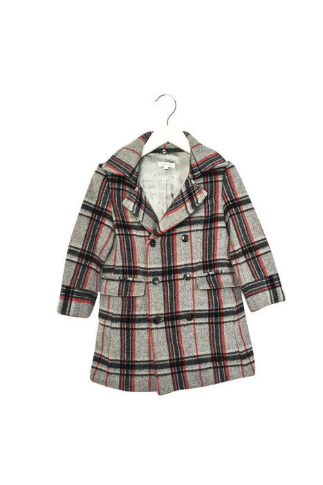 A Grey Coats from Nicholas & Bears in size 4T for girl. (Front View)