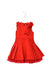 A Red Sleeveless Dresses from Nicholas & Bears in size 6-12M for girl. (Front View)