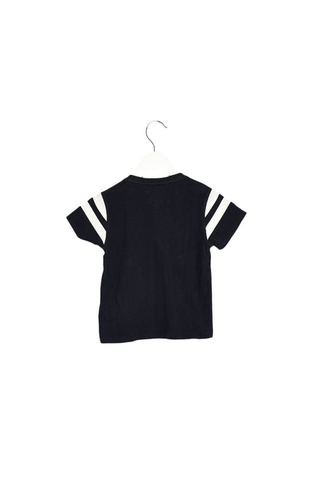 A Navy Short Sleeve T Shirts from Armani in size 2T for boy. (Back View)