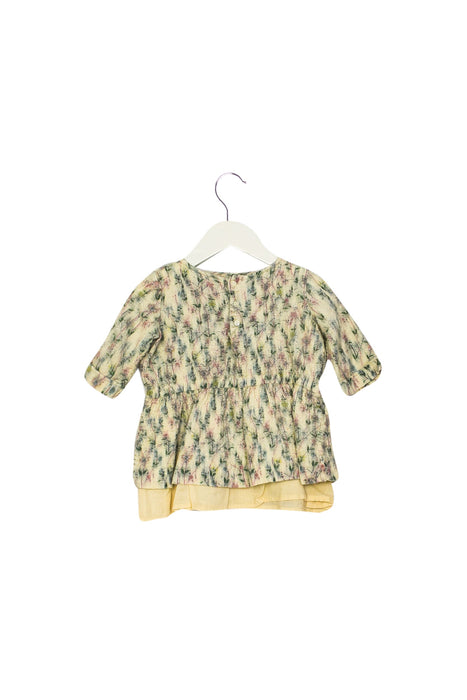 A White Long Sleeve Tops from Bonpoint in size 4T for girl. (Back View)