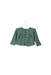 A Green Cardigans from Bonpoint in size 3-6M for girl. (Front View)