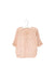 A Pink Long Sleeve Tops from Bonton in size 3-6M for girl. (Front View)