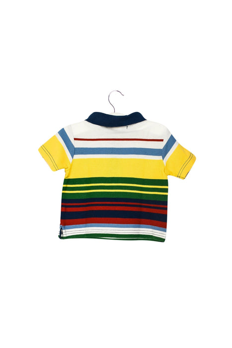 A Navy Short Sleeve Polos from Janie & Jack in size 3-6M for boy. (Back View)